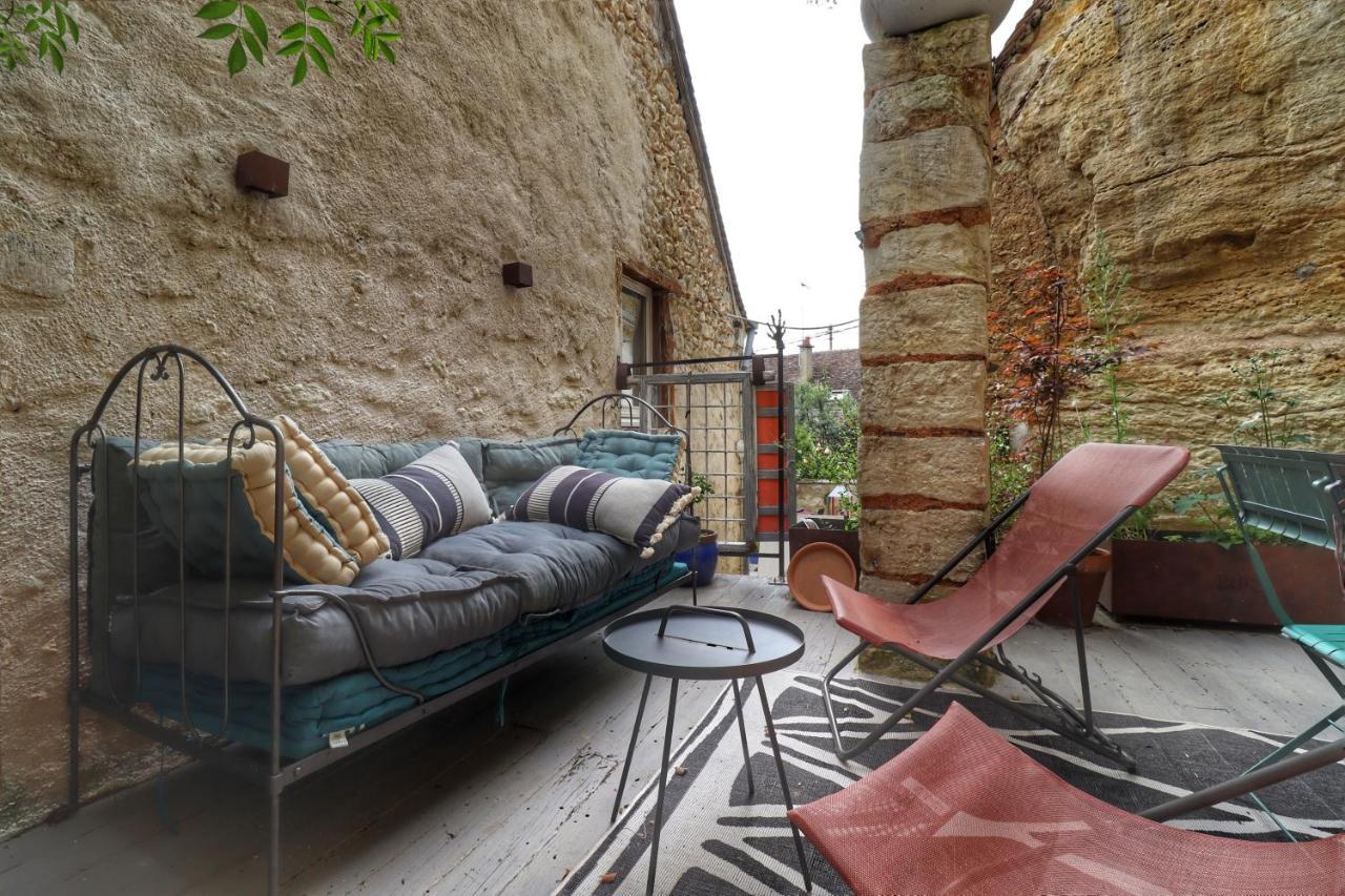 Troglodyte Loft 2 Apartment Thoré-la-Rochette Exterior photo