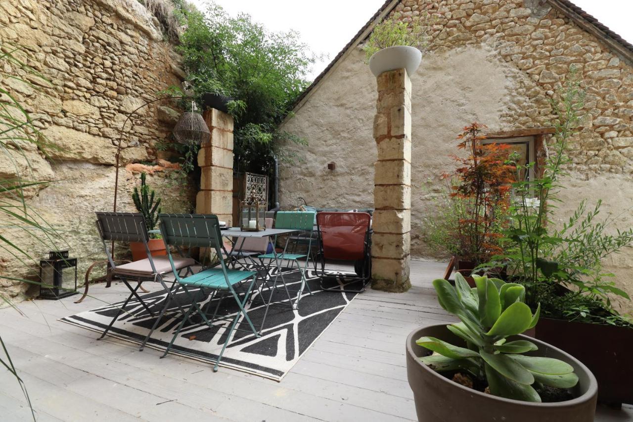 Troglodyte Loft 2 Apartment Thoré-la-Rochette Exterior photo